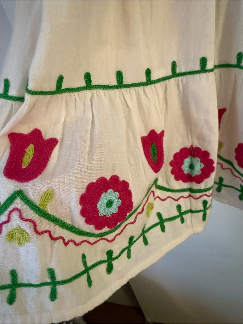 Roller Rabbit White Embroidered Dress - Picture 3 of 11